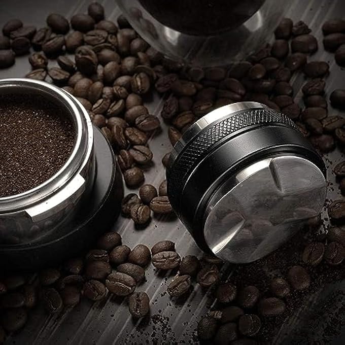 BIGTHREE 53Mm Coffee Distributor And Tamper Dual Head Coffee Leveler 2 In1 Coffee Powder Dispenser Removable Adjustable Depth Professional Espresso Hand Tampers - Image 2