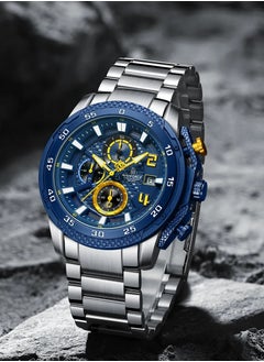 NAVIFORCE New Naviforce NF-8047S Men’s Wrist Watch, Stainless Steel Straps  - Image 3