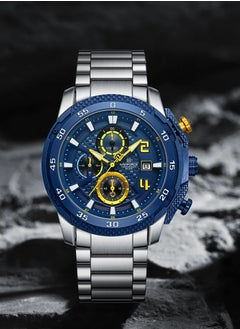 NAVIFORCE New Naviforce NF-8047S Men’s Wrist Watch, Stainless Steel Straps  - Image 4