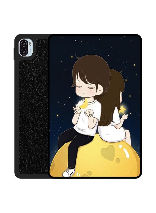 Theodor Protective Flip Case Cover For Xiaomi Pad 5/ Pad 5 Pro Coouple Holding Moon & Stars - Image 1