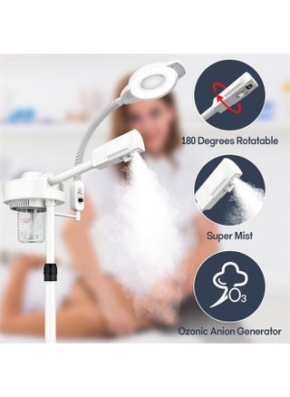 KINGSTEAM Professional Facial Steamer & Magnifying Lamp 2-in-1 Strong Steam Face Steamer with 3X Magnifying Lamp for Salon, Spa, Estheticians, Ozone Steamer for Flawless Skin - pzsku/ZF1373B2E4D22BDDF989CZ/45/_/1683832779/a6dcf204-1960-4d40-9ad8-469e6abb3b8f