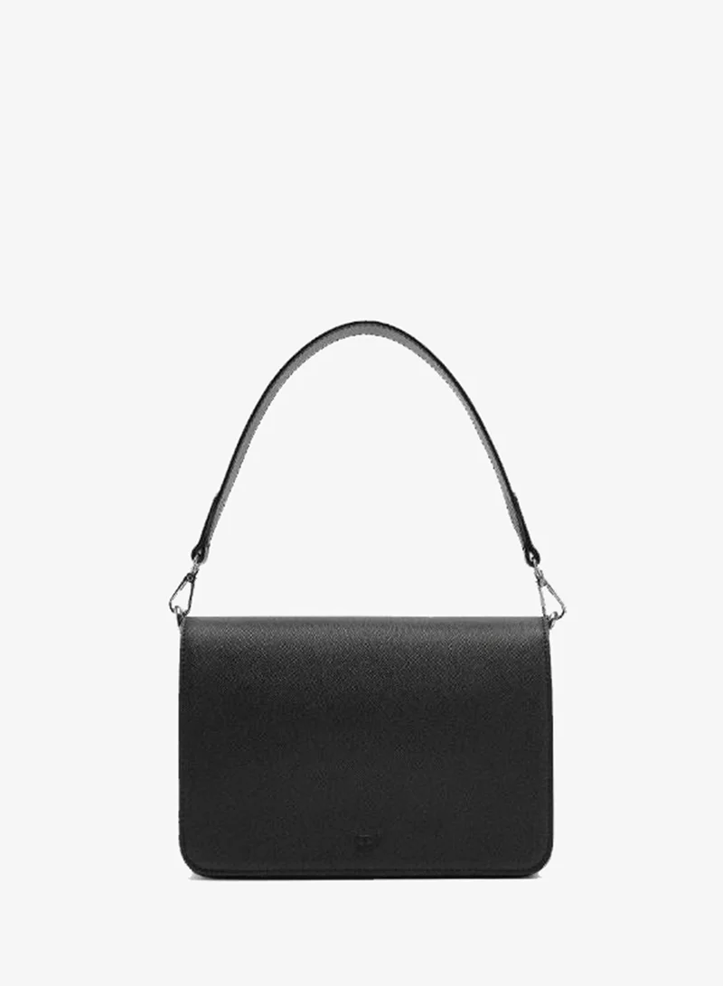 PARFOIS Crossbody bag with texture and flap closure