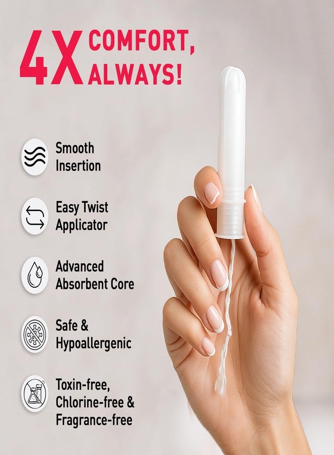 Sirona Regular Flow Tampons with Applicator - 16 Pieces | Made in Europe | Ultra Soft & Comfortable | Highly Absorbent | BPA Free | FDA Approved - Image 5
