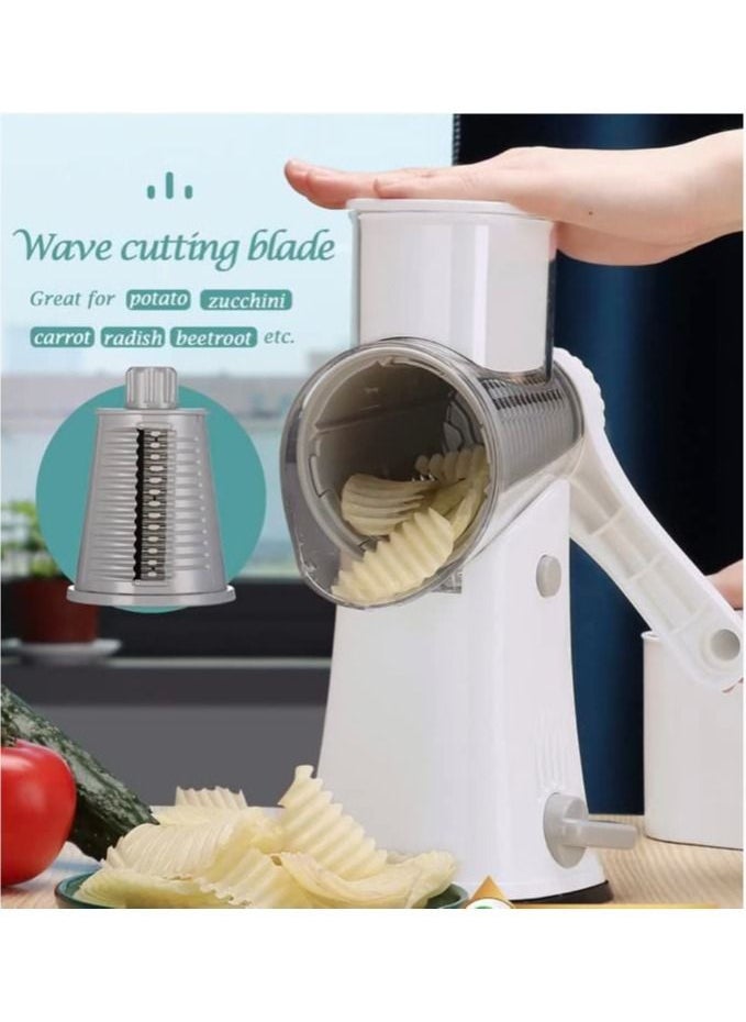 Vegetable Chopper, Vegetable Chopper, Cheese Grater, Potato Chopper, Mandolin Slicer, Peeled Food Salad Chopper, Vegetable Slicer Spiralizer with 5 Interchangeable Stainless Steel Blades - pzsku/ZF13759A1AB6819CA015EZ/45/_/1681722109/c20dbea7-6963-4111-aaf9-1a6735904097