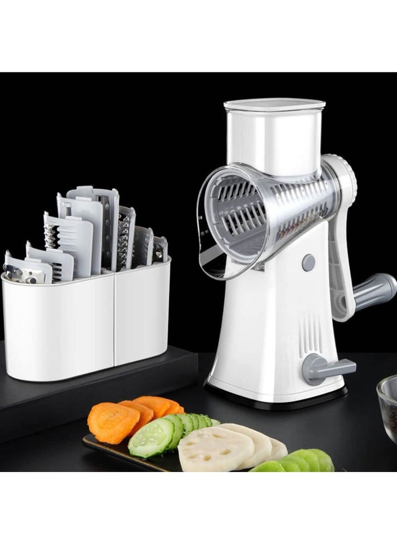 Vegetable Chopper, Vegetable Chopper, Cheese Grater, Potato Chopper, Mandolin Slicer, Peeled Food Salad Chopper, Vegetable Slicer Spiralizer with 5 Interchangeable Stainless Steel Blades - pzsku/ZF13759A1AB6819CA015EZ/45/_/1681722110/6b79d3a4-5142-4785-b21c-a1eec653114e