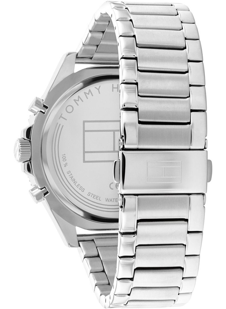 Tommy Hilfiger Plus Men's Quartz Stainless Steel and Link Bracelet Watch-1791917 46MM  - Image 3