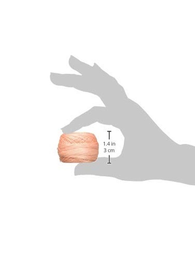 DMC 116 8-353 Pearl Cotton Thread Balls, Peach, Size 8 - Image 2