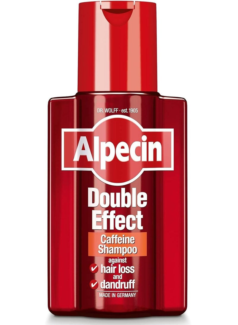 Alpecin شامبو تأثير مزدوج مضاد للقشرة ونمو الشعر الطبيعي 200 مل - Image 1
