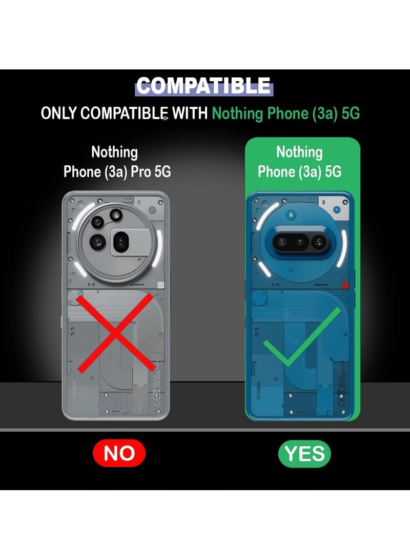 Case for Nothing Phone 3A Premium Ultra Clear TPU Soft Slim Back Cover Case with Camera Protection Transparent Back Cover Designed for Nothing Phone 3A - Image 2