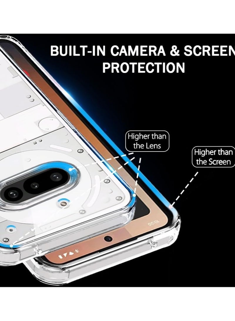 Case for Nothing Phone 3A Premium Ultra Clear TPU Soft Slim Back Cover Case with Camera Protection Transparent Back Cover Designed for Nothing Phone 3A - Image 4