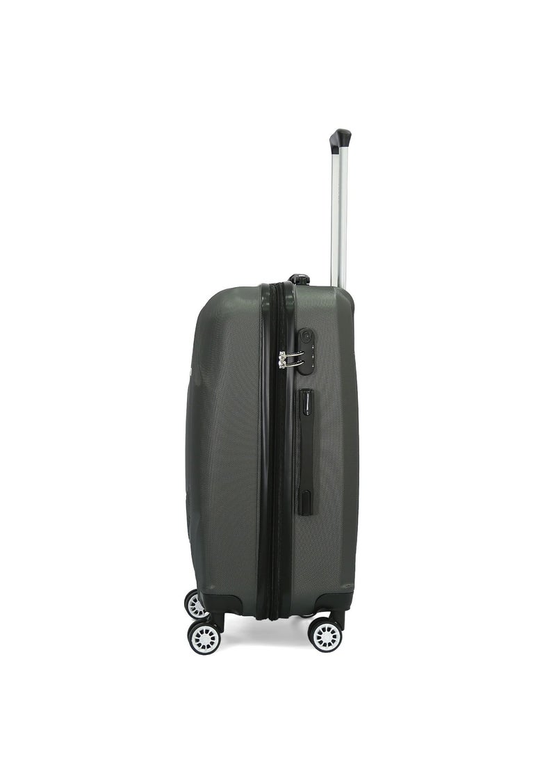 GIORDANO Giordano Trolley Hardside Luggage 3PCS Set ,Grey  - Image 3