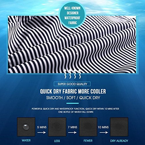 maamgic Men's 7 Inch Bathing Suits with Mesh Lining Grey-54655 Medium - Image 5