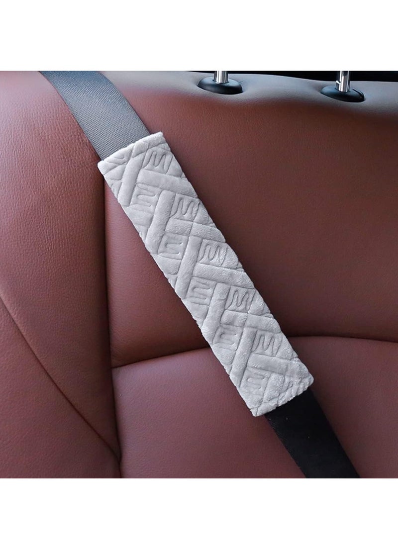 Generic 2 Pack Car Seat Belt Pads Cover, Universal Comfort Seatbelt Pad, Seat Belt Shoulder Strap Covers Harness Pad to Protect Neck and Shoulder from The Seat Belt Rubbing, Car Interior Accessories (Gray)  - Image 5