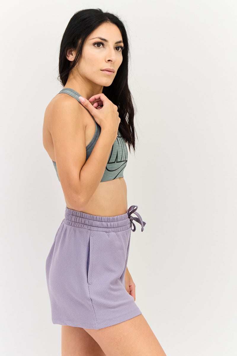 Nike Women Brand Logo Non-Padded Sports Bra, Grey - Image 2