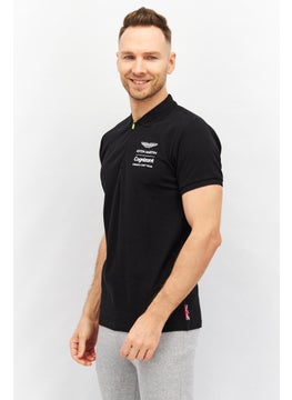 Men Sportswear Fit Short Sleeve Polo Shirt, Black - pzsku/ZF1381CCADB3ADE5C0E53Z/45/_/1737728197/d8893b26-042d-4049-a8af-3b71a8216ebe