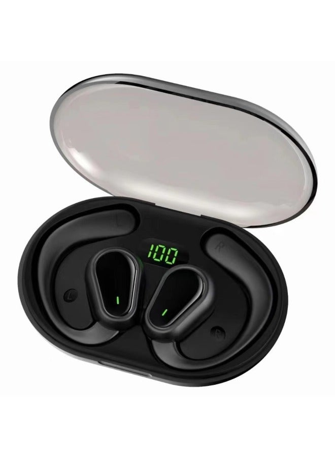 RX Hanging Ear Wireless Bluetooth Headphones Smart Digital Display Tws Open-ear Non-in-ear Air Conduction D88 Bluetooth Headphones - Image 1