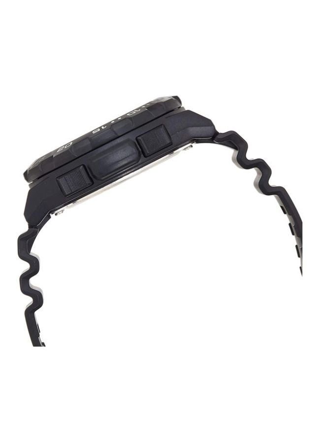 كاسيو ساعة يد رقمية وبعقارب مقاومة للماء طراز AEQ-100W-1AVDF - مقاس 53 مم - لون أسود رجال - Image 3
