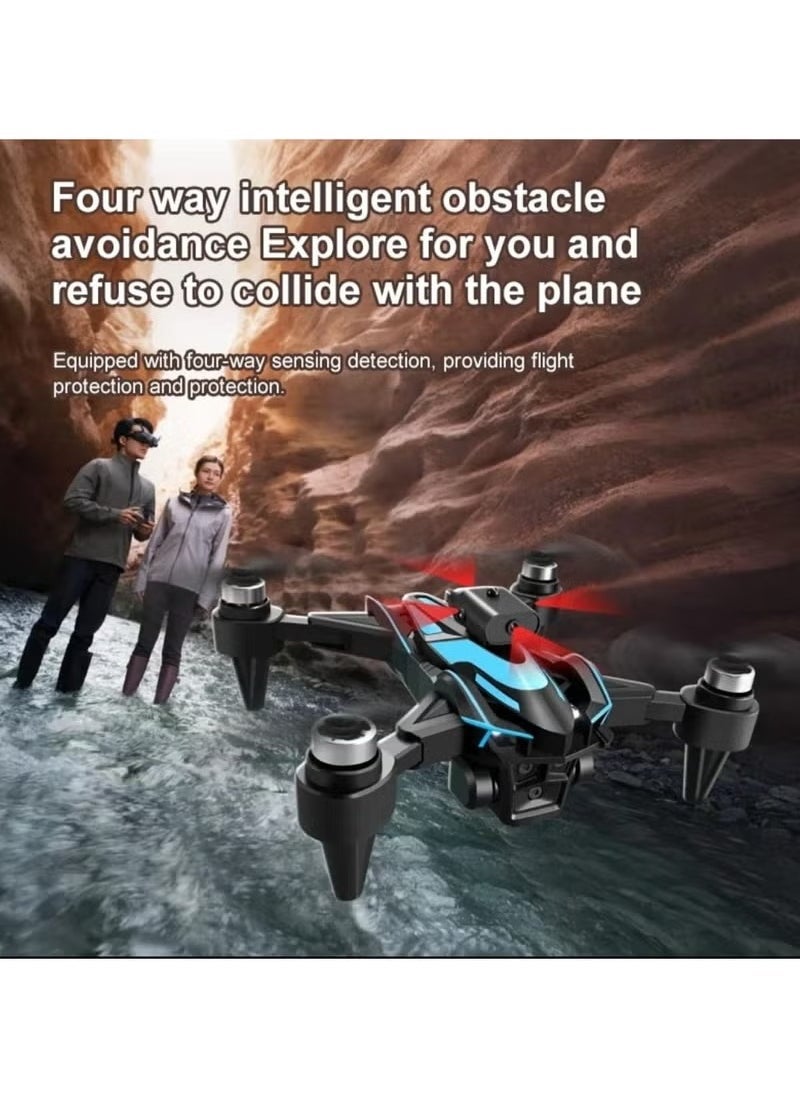 ELTRAZONE K12 Max Foldable Drone with Screen Control – Optical‑Flow Hover, Brushless Motors, Triple Camera (8K/4K/Top‑Down), 360° Obstacle Avoidance & App Trajectory Mode – Compact & Travel‑Ready Black Quadcopter  - Image 4