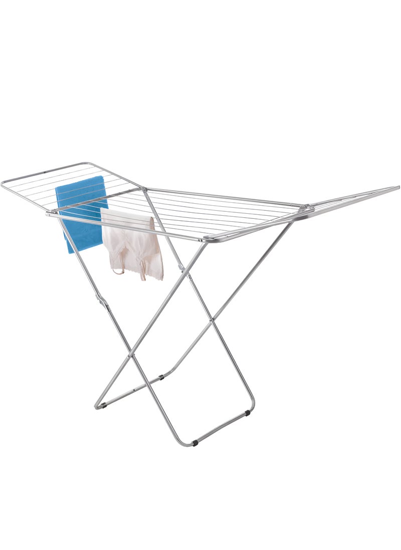 DRIZO Clothes Drying Stand with Adjustable Folding Wings Clothes Hanger Stand Drying Rack clothes rack, Clothes Rack for Drying Clothing, Cloth Drying Stand (Grey)  - Image 1