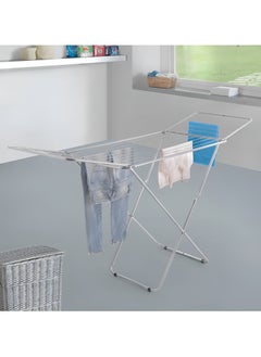 DRIZO Clothes Drying Stand with Adjustable Folding Wings Clothes Hanger Stand Drying Rack clothes rack, Clothes Rack for Drying Clothing, Cloth Drying Stand (Grey)  - Image 5