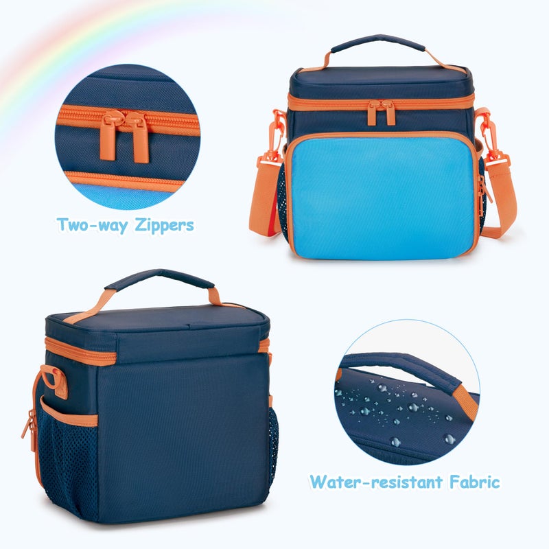GRAOSO Carrying Case Compatible with Little Tikes Story Dream Machine Books Starter Set, Toy Storage Bag with Handle and Shoulder Strap for Storybook, Character, Accessory, Blue, Bag Only, Patented Design - Image 4