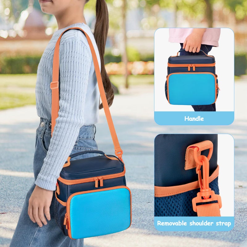 GRAOSO Carrying Case Compatible with Little Tikes Story Dream Machine Books Starter Set, Toy Storage Bag with Handle and Shoulder Strap for Storybook, Character, Accessory, Blue, Bag Only, Patented Design - Image 5