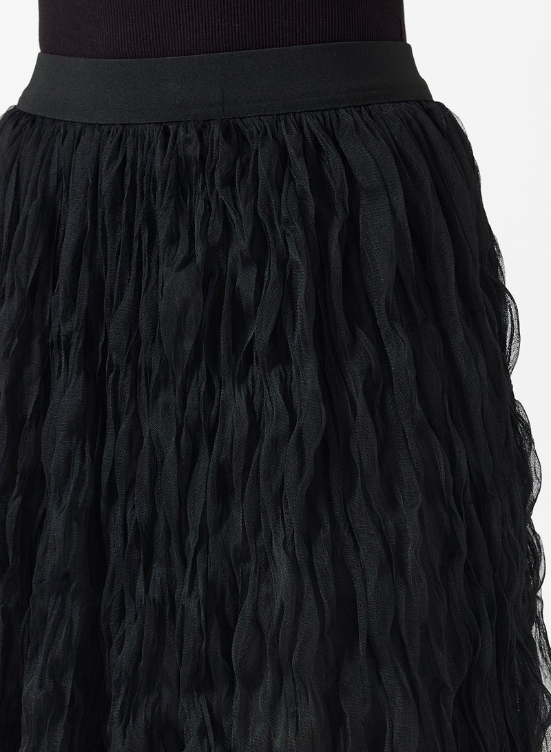 جينجر تنورة ميدي مجعدة - Image 4