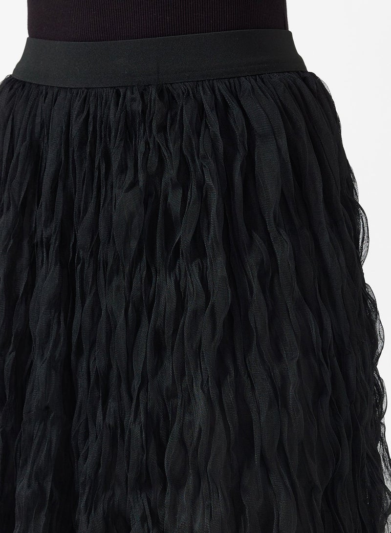 Ginger Crinkle Midi Skirt - Image 5