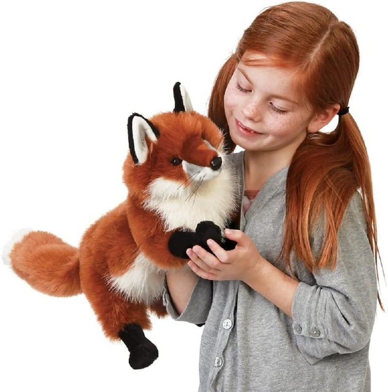 Folkmanis Red Fox Hand Puppet - Plush Animal Toy for Interactive Play - Image 3