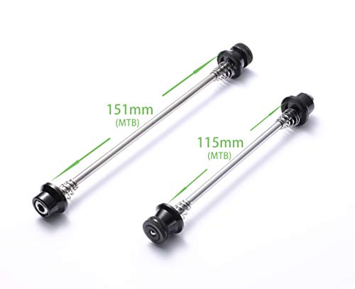 Wileosix Hex Locking Skewer M5 Hex Head Anti Theft Quick Release Secure Lock Skewers Set Cycling Wheels Locking - Image 2