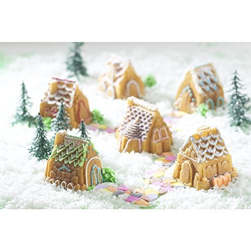 Nordic Ware Cozy Village Gingerbread House, 6 Cups, Silver - Image 2