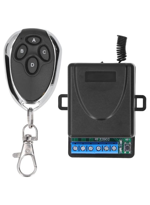 433M 2 Channel Relay Module Switch Remote Control Transmitter Kit for Garage Door Opener Gate