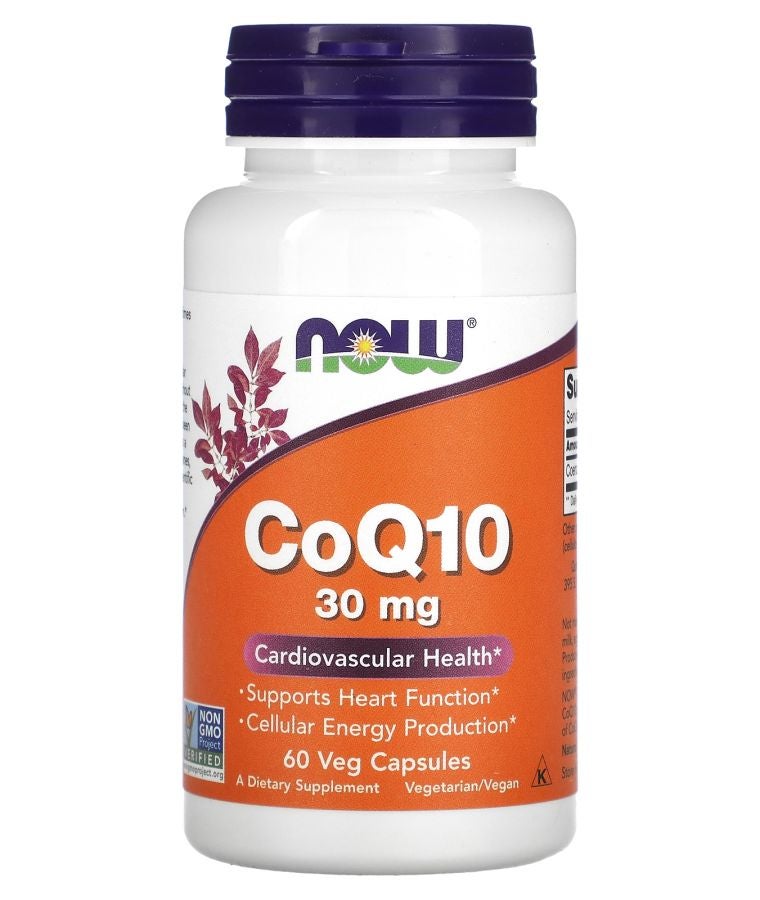 now CoQ10 30 mg 60 Veg Capsules