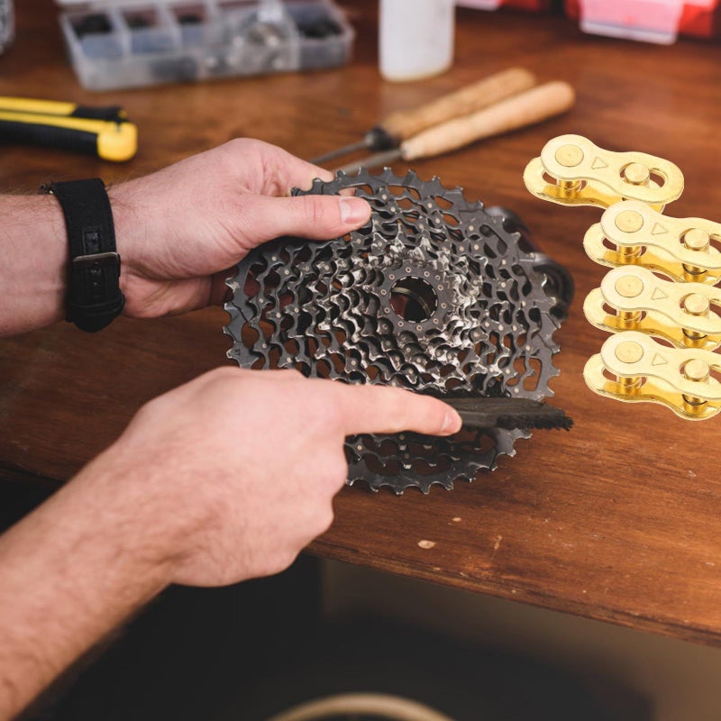 24 Pcs Gold Quick Release Bike Chain Linkers For 6 7 8 Speed Road Mountain Bike - Image 4