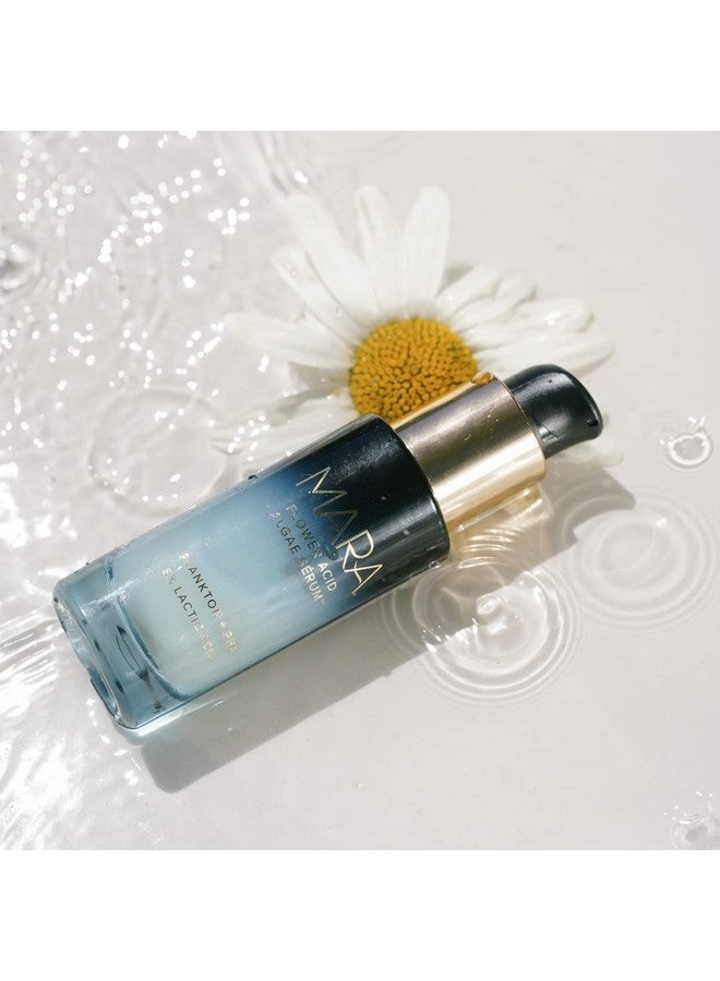 Mara Natural Plankton + Pha Flower Acid Algae Face Serum Nontoxic Plantbased Skin Care Exfoliate + Renews The Skin While Targeting Fine Line + Pores (1 Oz 30 Ml) - Image 3