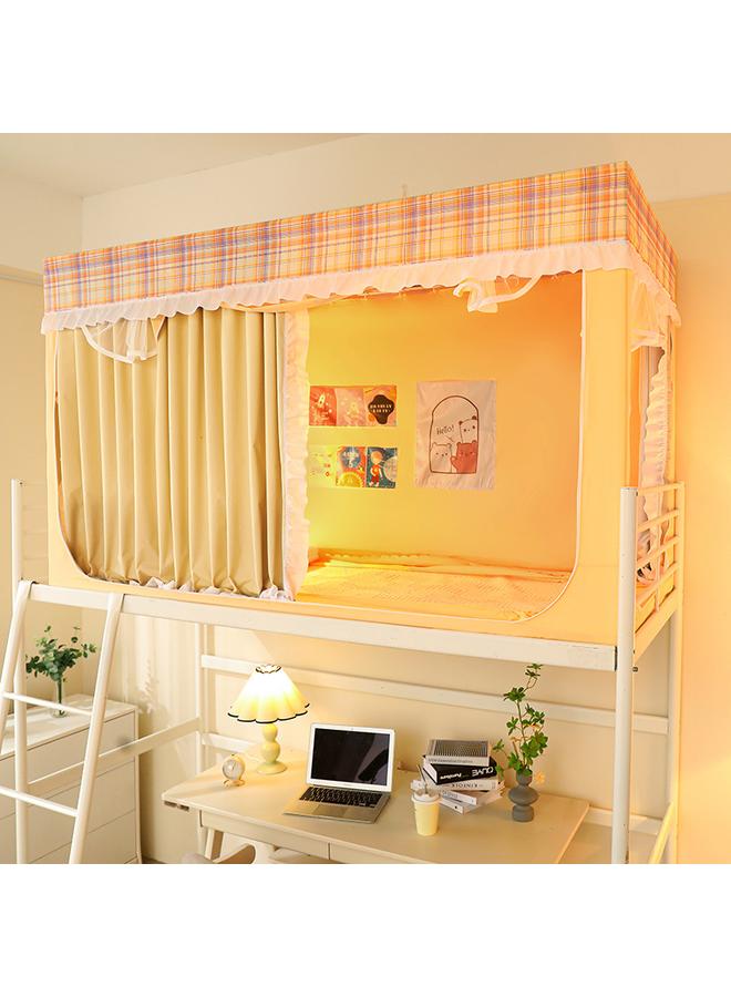 Bluejw Commercial Student Dormitory Mosquito Net 90x 200 Extended Telescopic Bed Curtain Curtain Integrated Shading Upper And Lower Bunk - Image 1