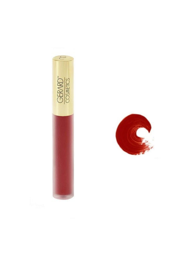 Gerard Cosmetics Hydra Matte Liquid Lipstick Nourishing Ingredients Moisturizes And Hydrates Lips Coats Lips With Smooth Metallic Color No Flaking Or Smudging Immortal 0.085 Oz  - Image 2