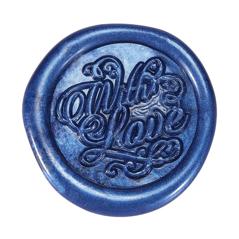 Yoption 15 Pieces Glue Gun Sealing Wax Sticks for Wax Seal Stamp, Great for Wedding Invitations, Cards, Envelopes (Blue) - Image 3