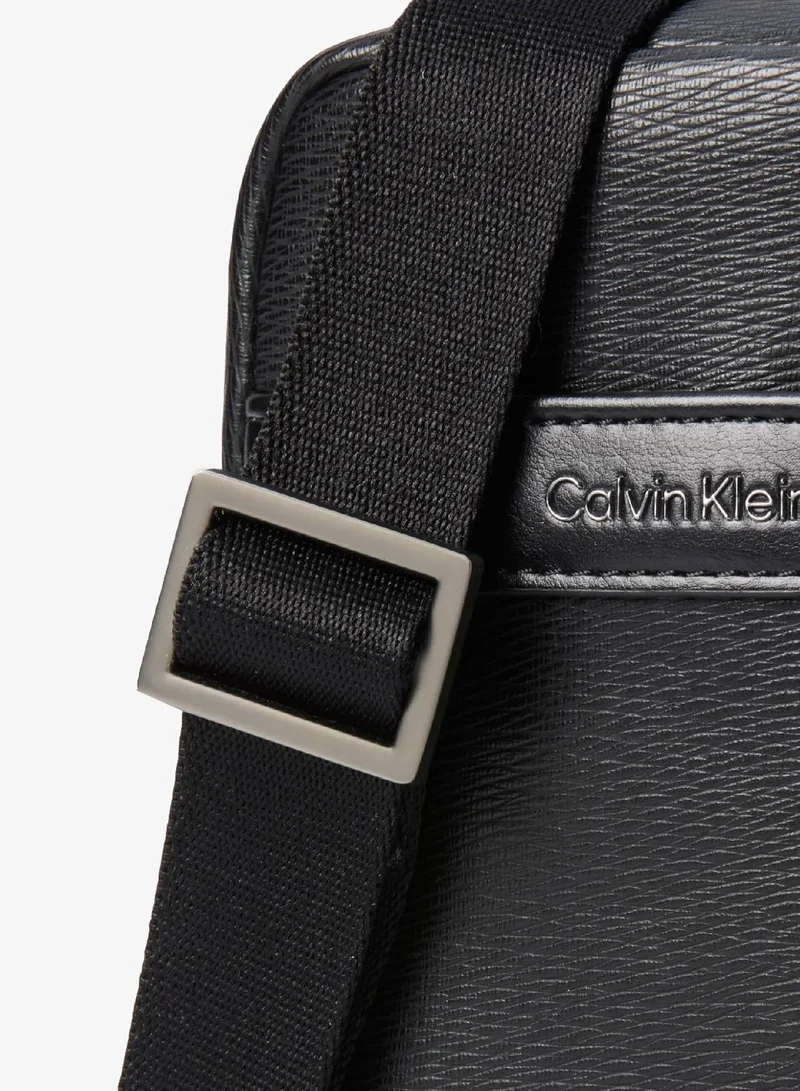 Calvin Klein Black Slim Reporter Bag for Men | Best Price UAE