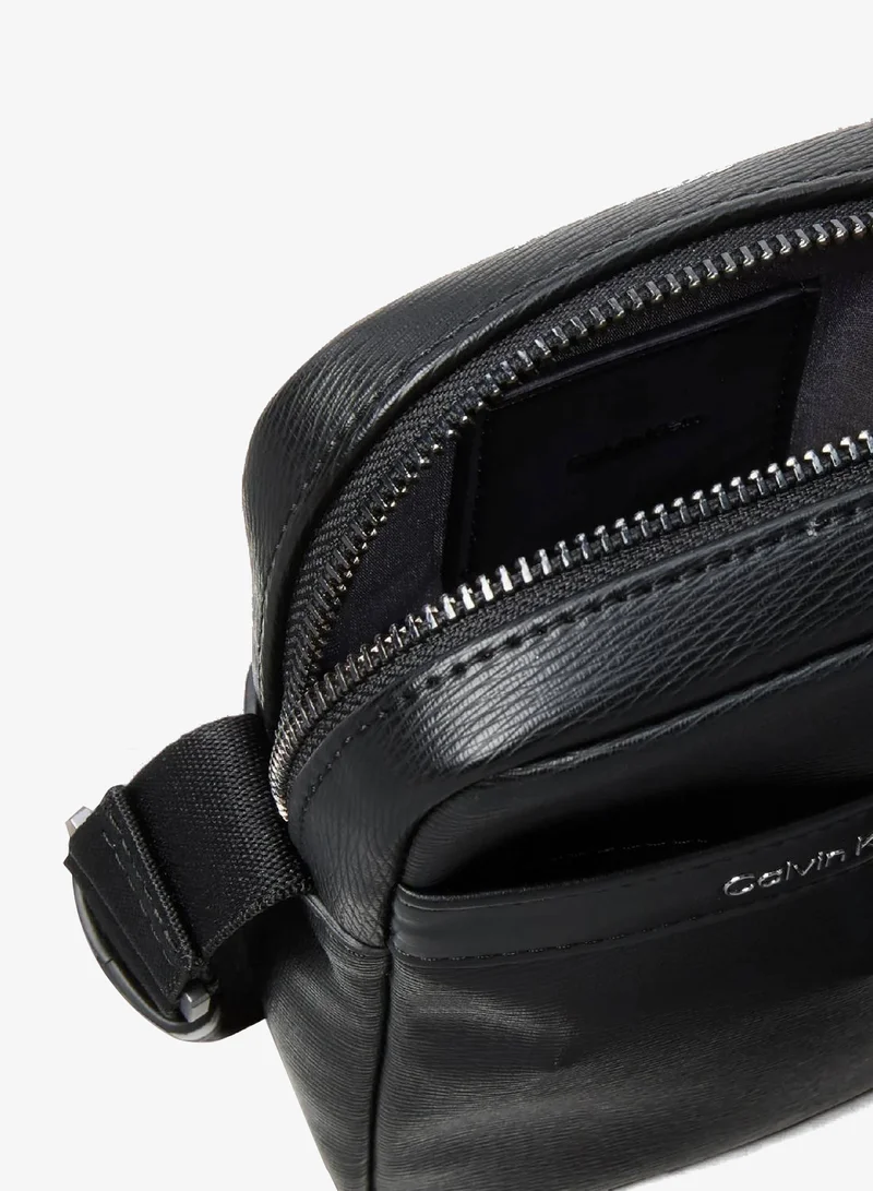 Calvin Klein Black Slim Reporter Bag for Men | Best Price UAE