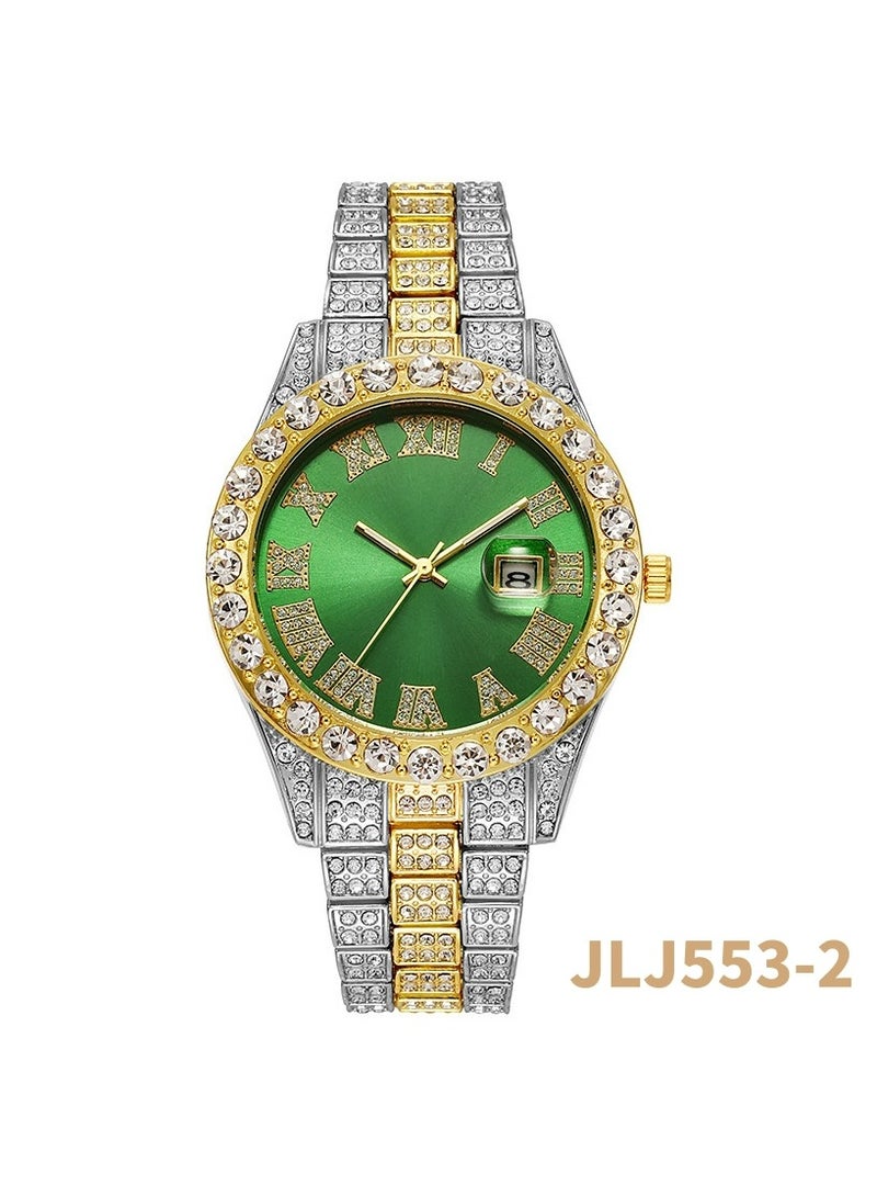 JOOLI Unisex Watch Fashion Shiny Wrist Jewelry Popular Classic Gold Silver Men Women Wedding Gift - Image 1