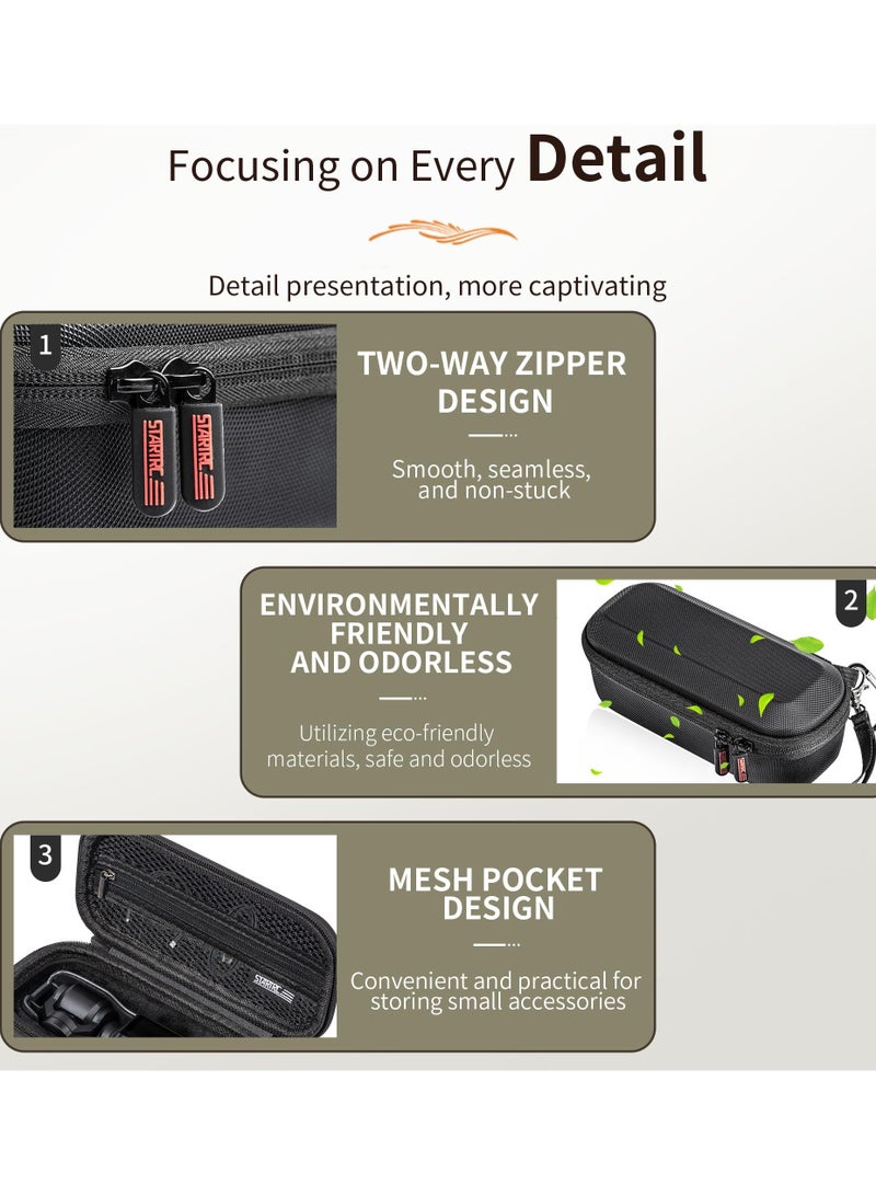 SOLARAE Camera Case for Osmo Pocket 3, Portable Carrying Case PU Leather Storage Bag for DJI Osmo Pocket 3 Creator Combo Accessories - Image 5