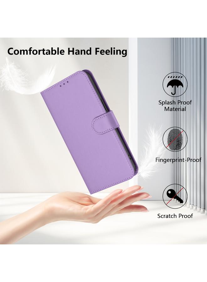 S-TOP Case For Redmi Note 10 5G / Note 10T 5G Skin Feel Solid Color Leather Phone Case with Lanyard - Image 5