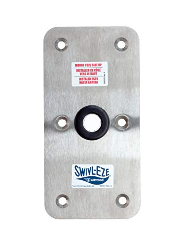 Attwood Lock'n-Pin 3/4" Boat Seat Post Base Stainless SteelPlated, Non-Threaded Lock'n-Pin 3/4" Boat Seat Post Base, SP-64839 - Image 3