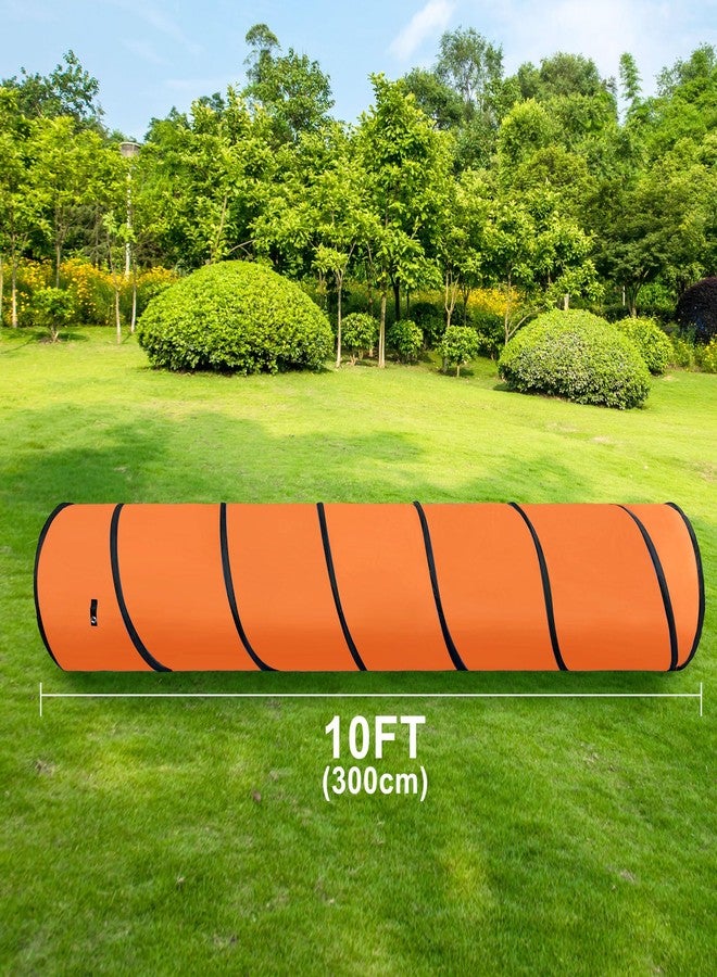 GeerDuo Dog Agility Tunnel, Dog Agility Equipment, Dog Agility Training with Carry Bag (Orange) - Image 2