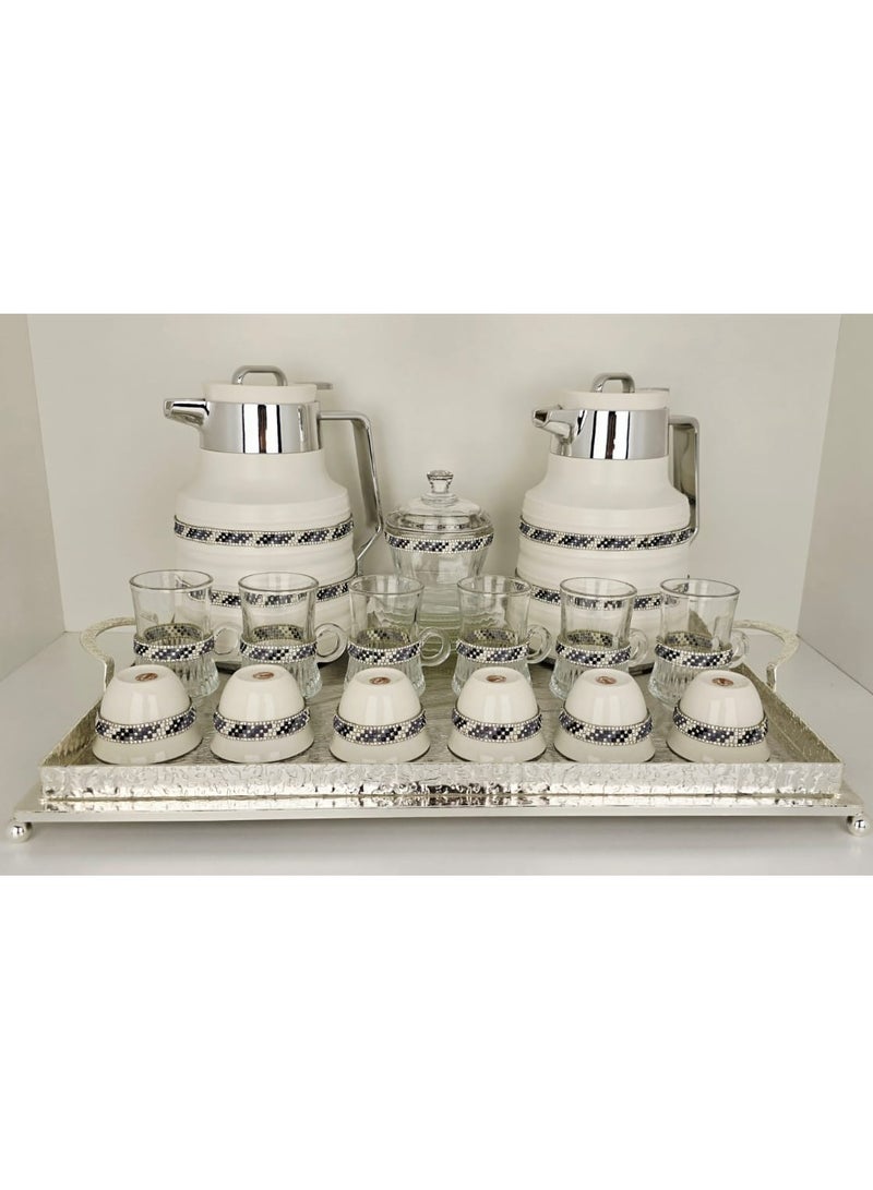 22 Piece Tea And Coffee Set Complete Home Office And Wedding Gift Collection
