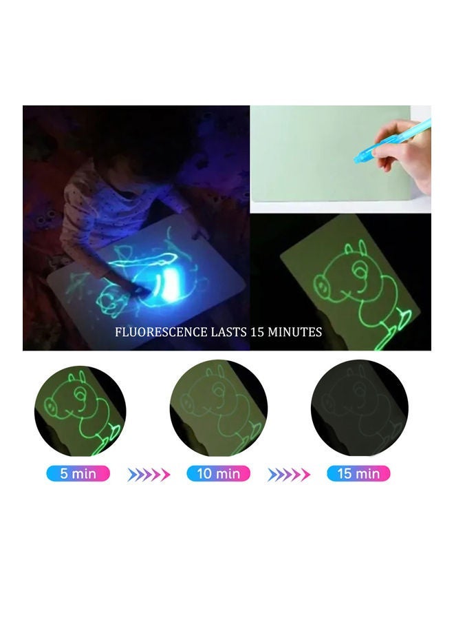NIBEMINENT LED Luminous Drawing Board with Fluorescent Pen - Image 3