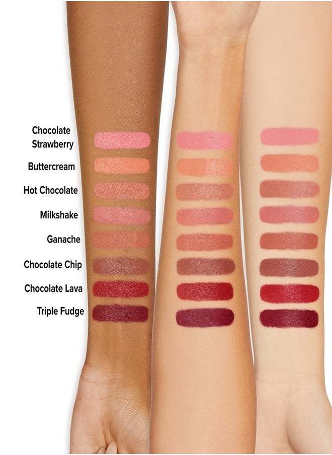 Too FacedCosmetics - Too Faced Cocoa Bold Em-Power Cream Lipstick, Buttercream (3.3g) – Luxuriously Creamy, Long-Lasting Lipstick with Rich Buttercream Nude Shade, Infused with Cocoa Butter for Hydration and Comfort - Image 1