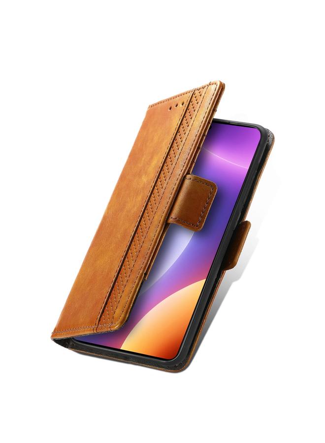 S-TOP Case For Redmi Note 12 Turbo CaseNeo Splicing Dual Magnetic Buckle Leather Phone Case - Image 4