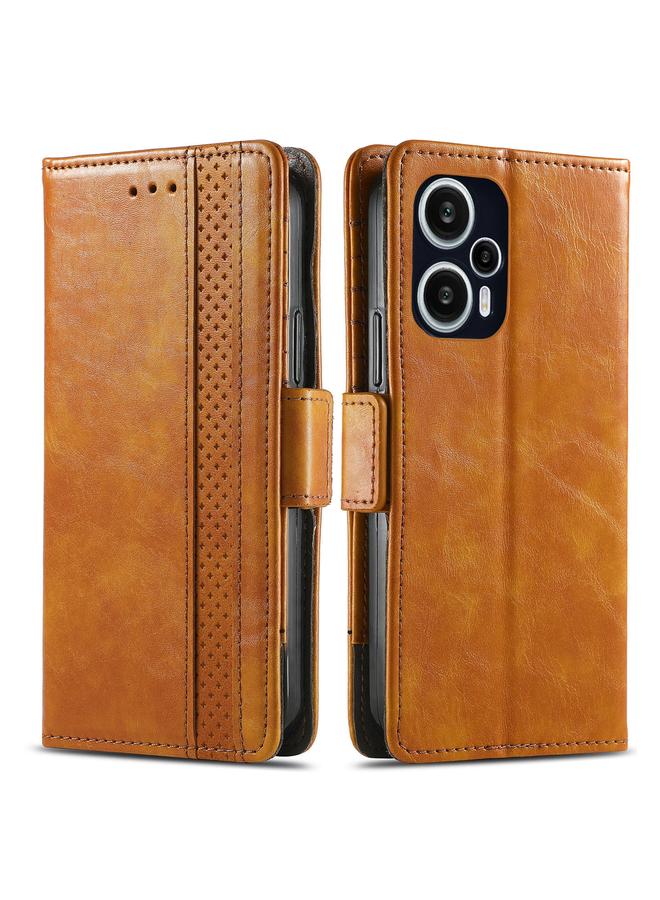S-TOP Case For Redmi Note 12 Turbo CaseNeo Splicing Dual Magnetic Buckle Leather Phone Case - Image 2